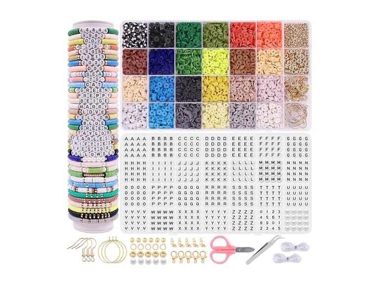 Pubiseed Clay Beads Bracelet Making Kit