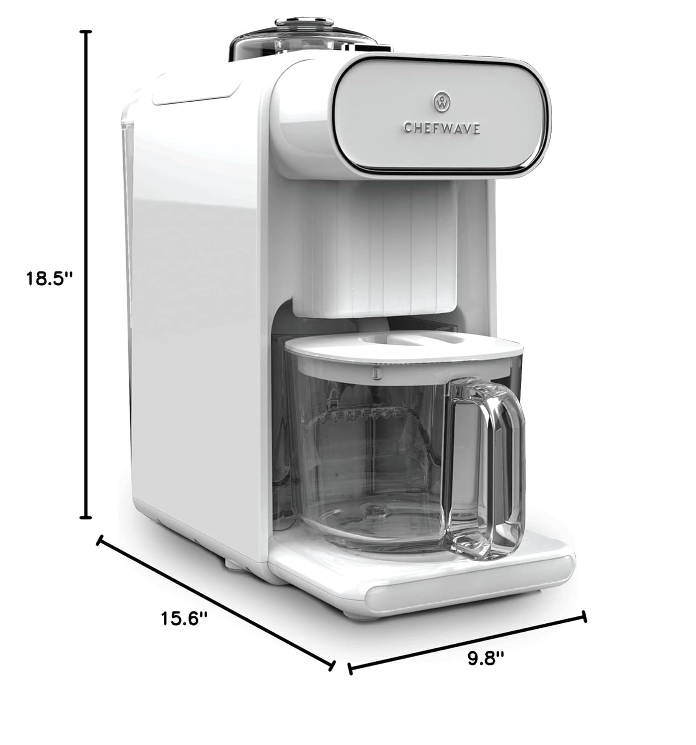 ChefWave Milkmade Milk Maker with Handheld Milk Frother - Gallery 10