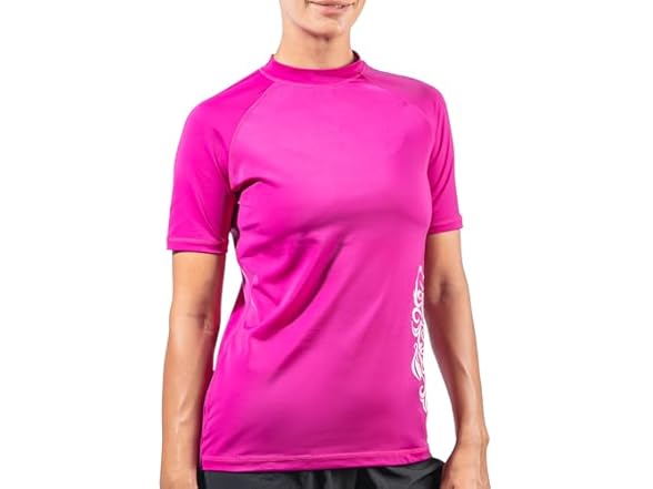 Kanu Surf Women's Breeze Purple Rashguard (L)