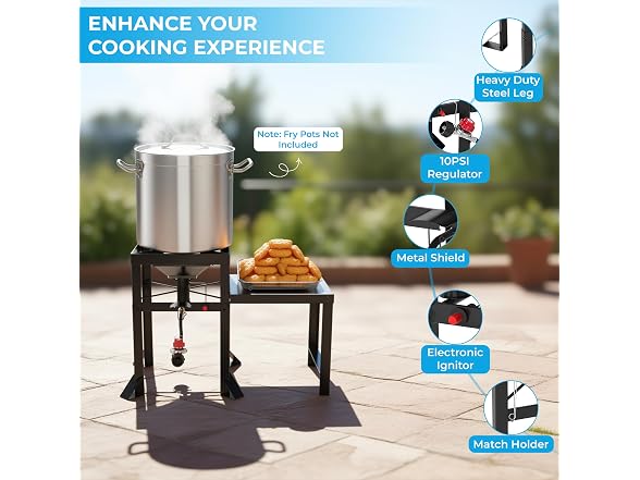 FIRERIOT Dual Jet Burner with Side Table