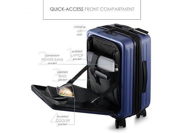 TravelArim 22 Inch Carry On Luggage