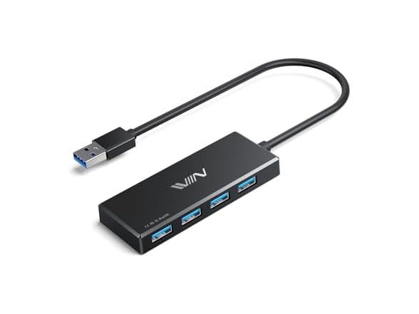 IVIIN USB 3.0 HUB 4 Port-Black