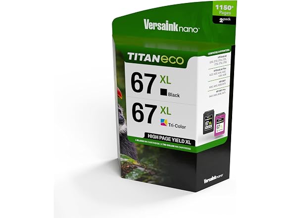 VersaInk VersaInk-Nano 67 XL Titan ECO Black &