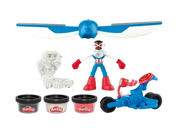 Play-Doh Marvel Captain America Moto-Slicer Playset