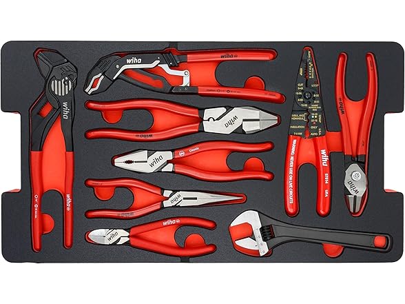 Wiha 92100 194pc Premium Kit In Rolling Tool Box