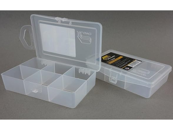 Plano 3448-60 6 Compartment Clear Organizer