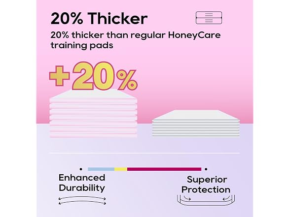 HoneyCare Vortex Funnel Pink Printed Training Pads L