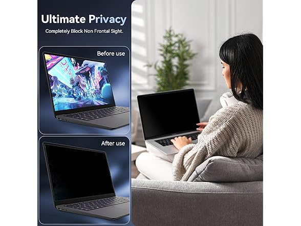 15.6" Universal Laptop Privacy Screen