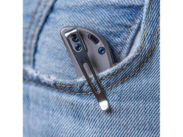 SMITH’S 3-Inch Folding Knife Stonewash Finish