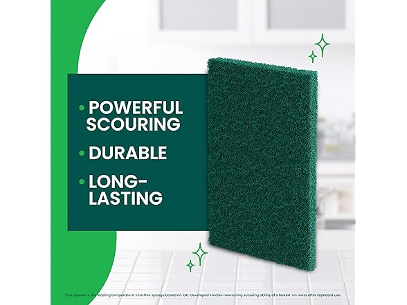 Scotch-Brite Heavy Duty Scour Pad, 6-Count