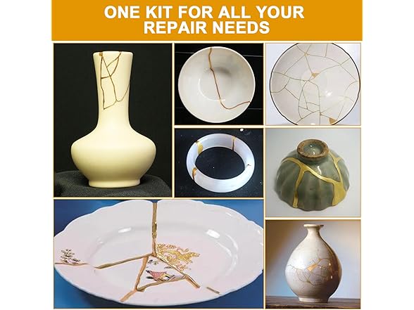 deuvuo Kintsugi Repair Kit Gold