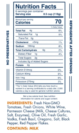 (6 Pack) Yo Mama's Vodka Sauce - Gallery 10