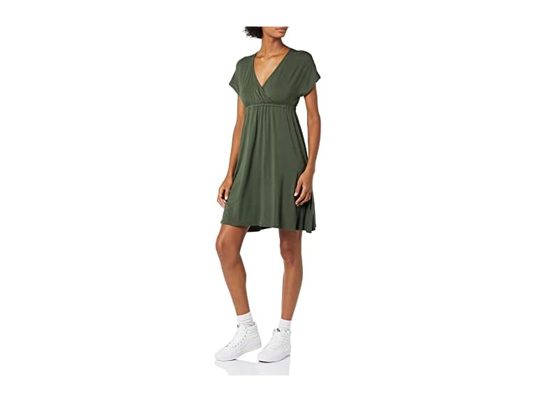 Amazon Essentials Women A-line Surplice Dress