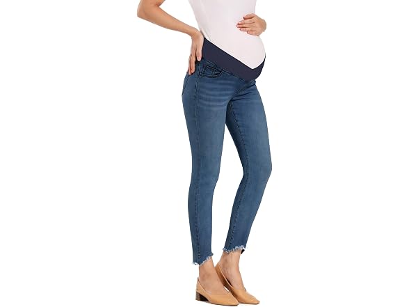 Foucome Women (M) Maternity Jeans Under Pants