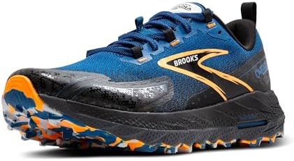 Brooks Cascadia 18 Men's Shoes Blue Sapphire/Black/Orange Size 8