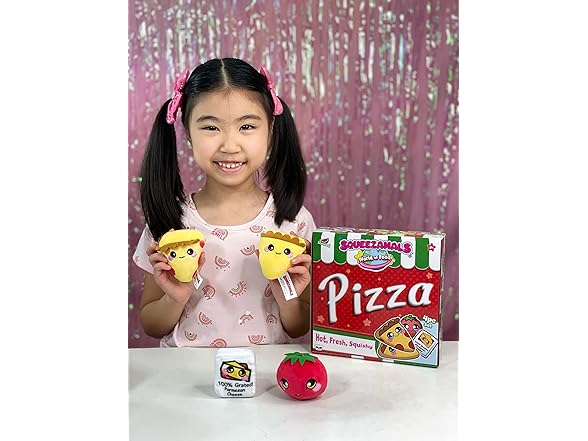 Squeezamals World of Food New York Pizza Playset