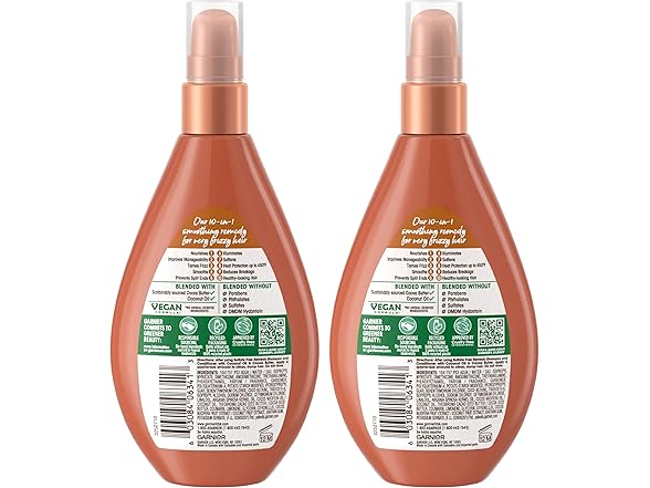 Garnier Miracle Frizz Tamer 5oz 2 Pack