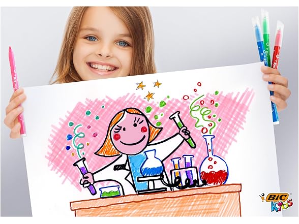 BIC Kids Kid Couleur Felt Tip Colouring Pens