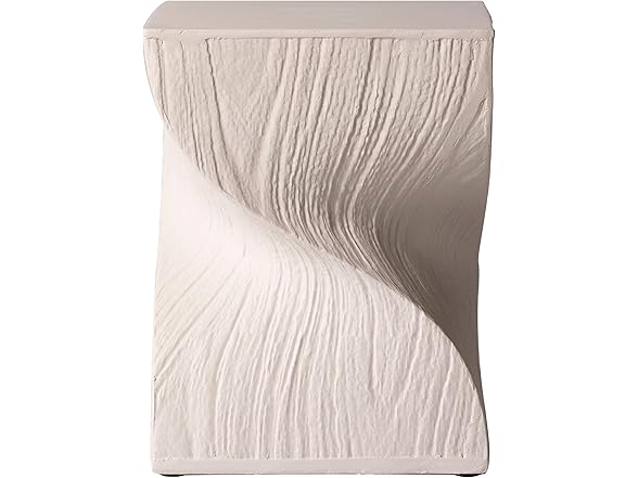 LeisureMod Onyx Fiberstone Side Table