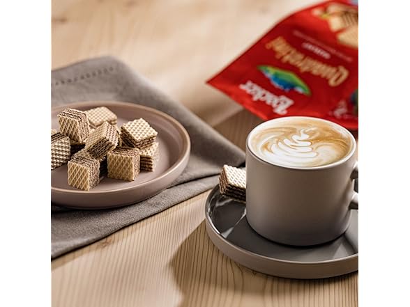 6PK Loacker Quadratini Hazelnut Wafer Cookie