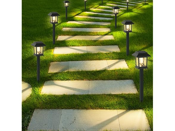 12 Pack Solar Outdoor Lights