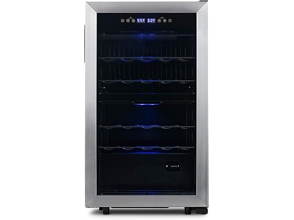 Newair Dual Zone Wine Fridge - 28 Bottles
