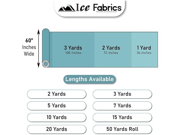 Ice Fabrics Cotton Polyester Broadcloth Fabric by The Yard