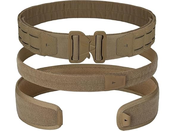 PIKEON Nylon Quick Release Tactical Duty Belt 3 Pk