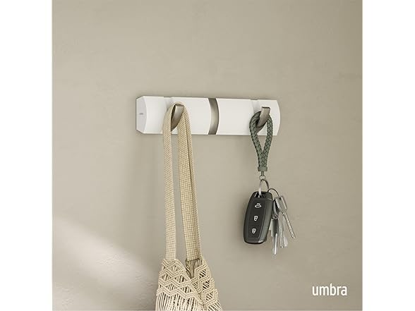 Umbra Flip Wall-Mounted Coat Rack Rail Hook