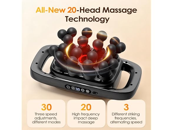 YAPINGJIAYOU 20-Head Massage Gun Set