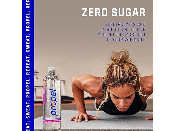 12PK Propel, Peach, Zero Calorie Sports Drink