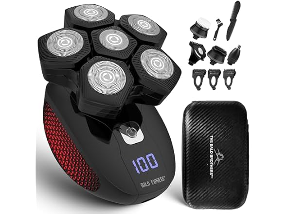 The Bald Brothers The Bald Express Electric Head Shavers