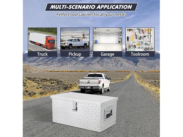 Takywep 36 Inch Truck Bed Tool Box Sliver