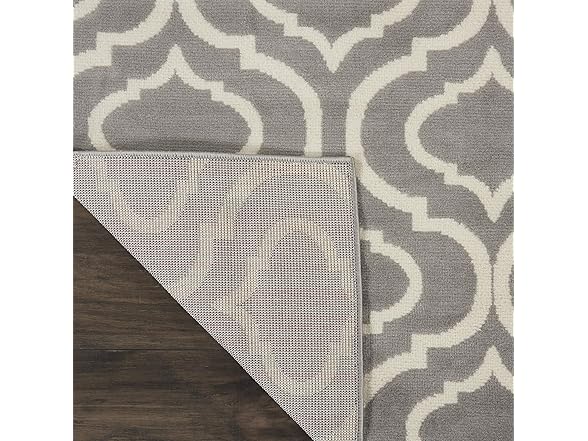 Nourison Jubilant Trellis Grey 7' x 10' Area Rug