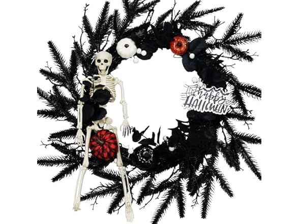 VOELIGT 22 Inch Halloween Wreaths