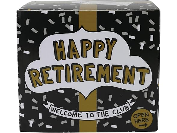 Happily Retired Club Greeting Card Coffee Mug