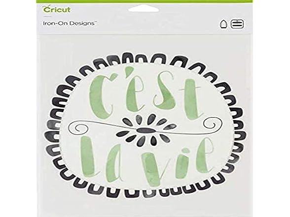 Cricut Iron On Designs 8.5"X12"-C'est La