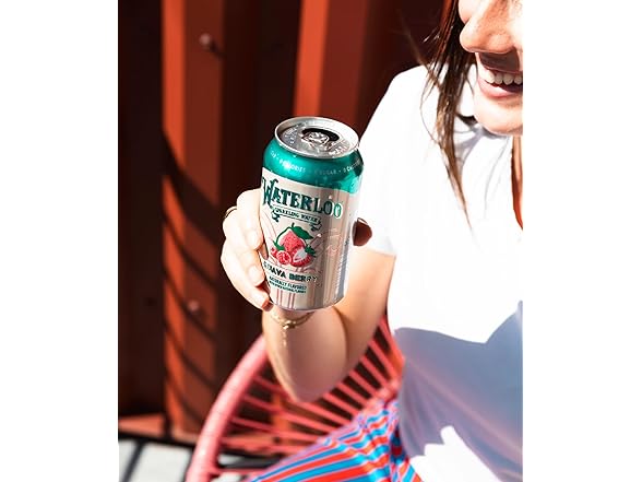 12PK Waterloo Sparkling Water, Guava Berry