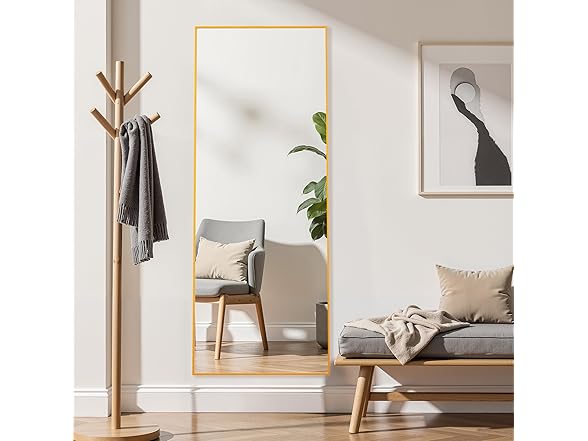 Simple Deluxe Aluminum Frame Large Mirror