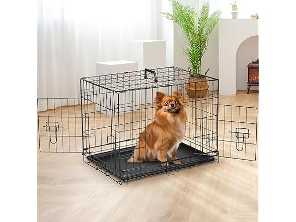 Simple Deluxe 24-Inch Small Dog Crate