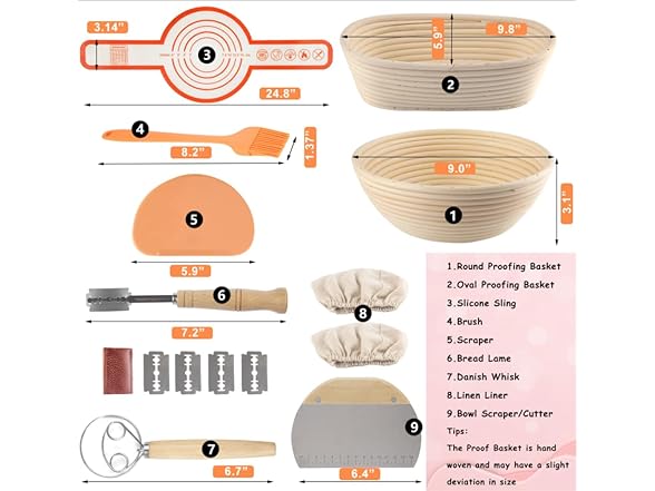 Generic  Sourdough Bread Baking Supplies Set