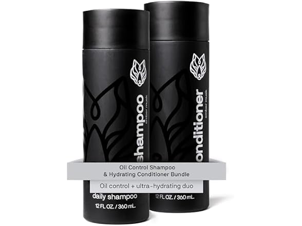Black Wolf Mens Shampoo & Conditioner