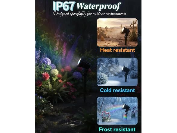 LightSeek RGB Landscape Spotlights