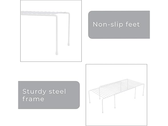 Smart Design Expandable Shelf Rack