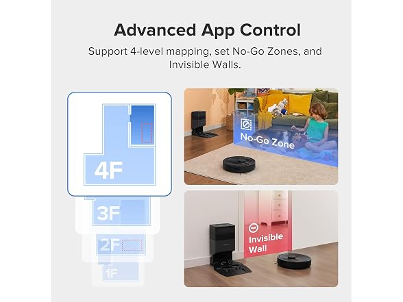 Roborock ROBOROCK-Q5+-BLACK Roborock Q5+ Robot Vacuum with
