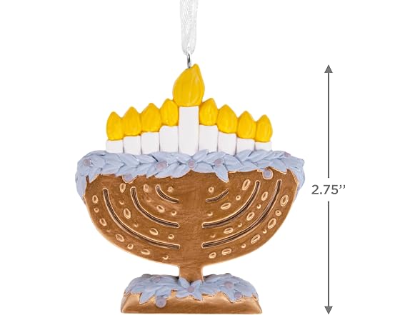 Hallmark Christmas Ornament, Menorah Orn - Gallery 4
