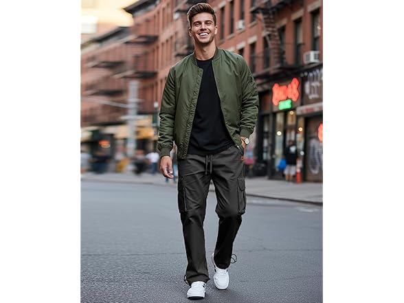 CANGHPGIN Mens Casual Cargo Pants