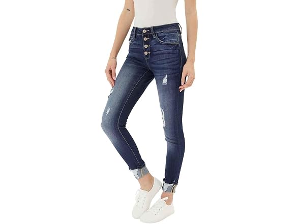 Kan Can Women (26) High Rise Button Fly Jeans