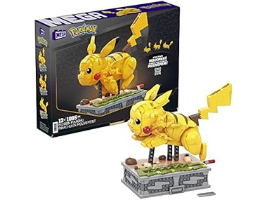 $48.99 MEGA Pokémon Building Toys Set Motion Pikachu dealfomo