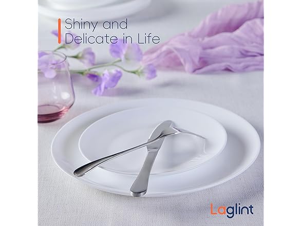 LaGlint W0670 Opal Glass White Dinner Plate